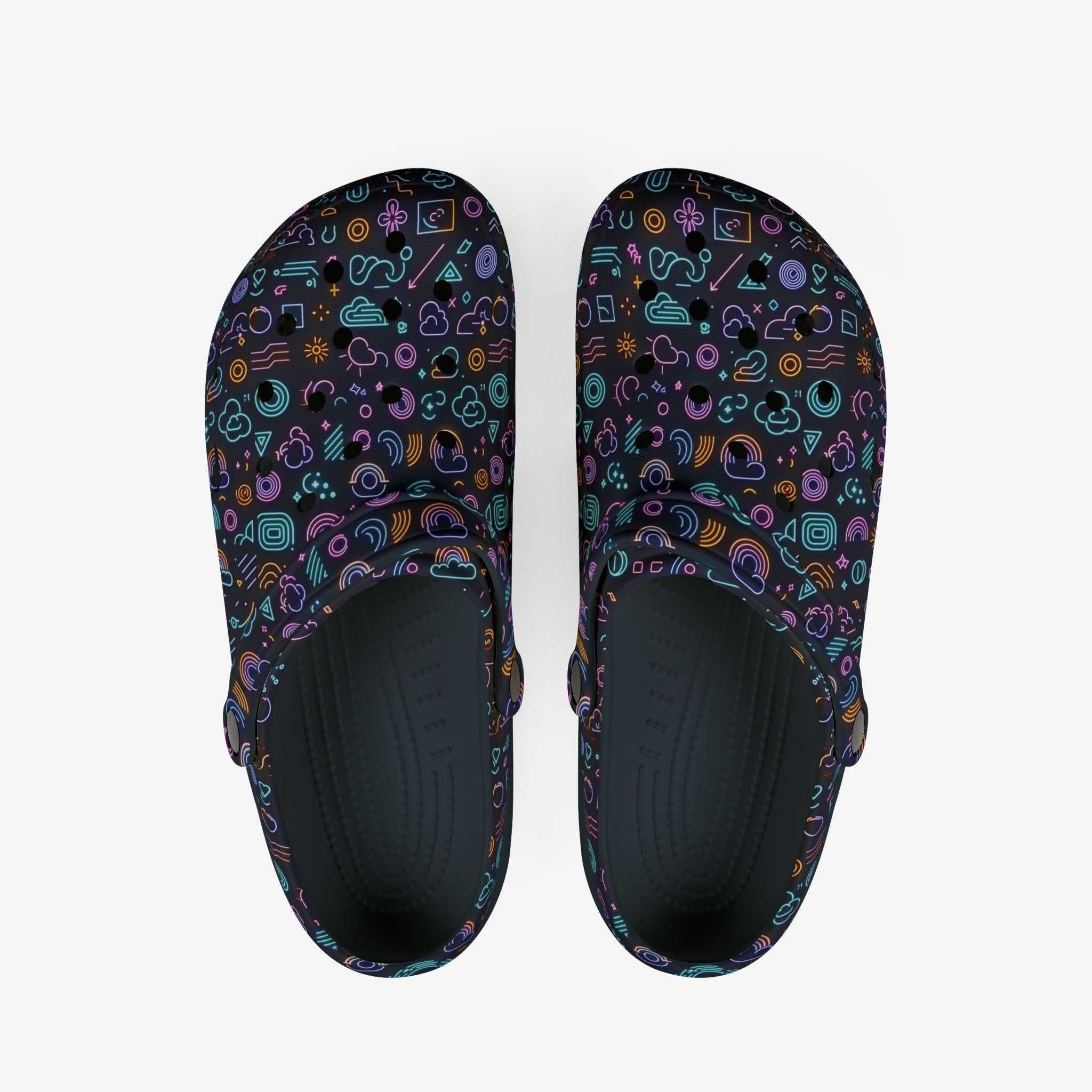 Neon Emojis Men's Clogs