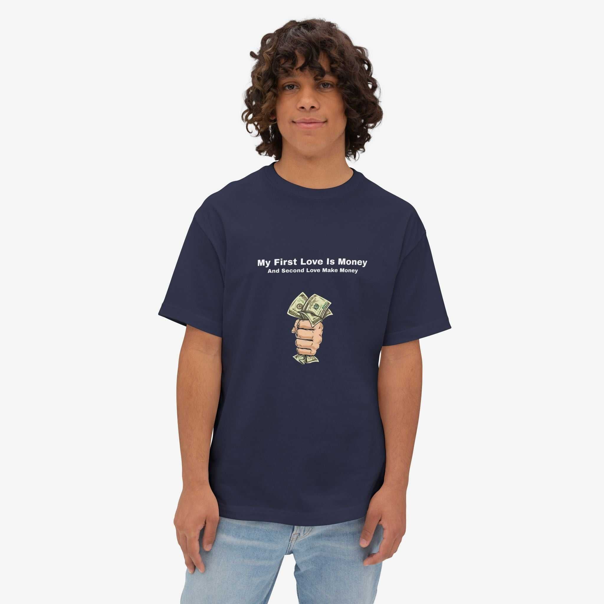 My First Love Is Money Oversized Tee