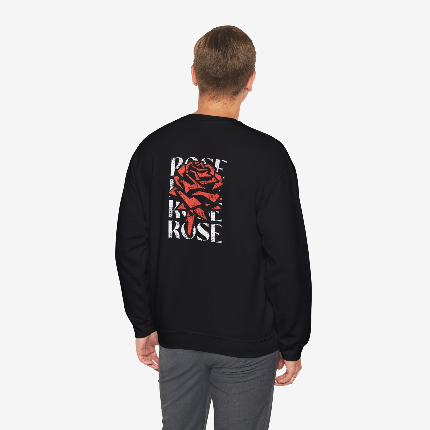 Rose Graphic Unisex Crewneck Sweatshirt
