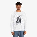 Create Happiness Unisex Crewneck Sweatshirt