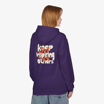 Inspirational Hoodie | Keep Inspiring Others | Unisex Midweight Fleece
