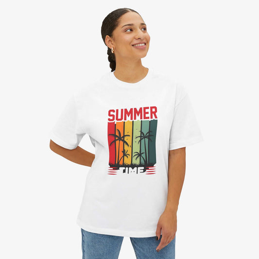 Summer Vibes Unisex Oversized Boxy Tee