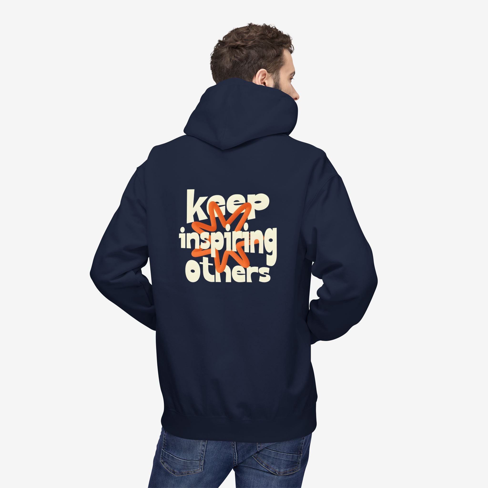 Inspirational Hoodie | Keep Inspiring Others | Unisex Midweight Fleece