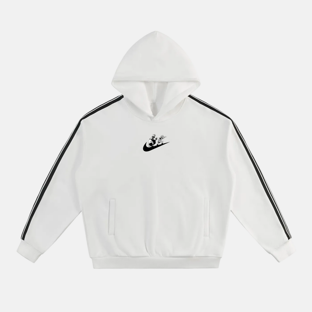 Naruto Graphic Drop-Shoulder Hoodie