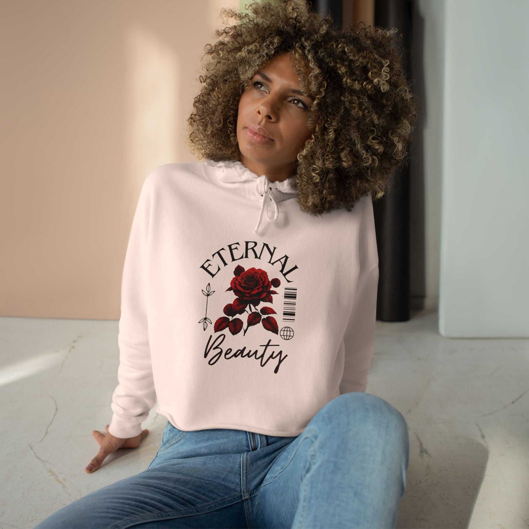 Crop Hoodie - Simple and Stylish Crop Hoodie