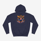 One Piece Luffy Custom Hoodie Oxford Navy XS 
