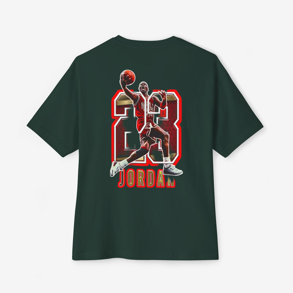 Unisex Oversized Boxy Tee - Retro Jordan 23 Graphic Tee