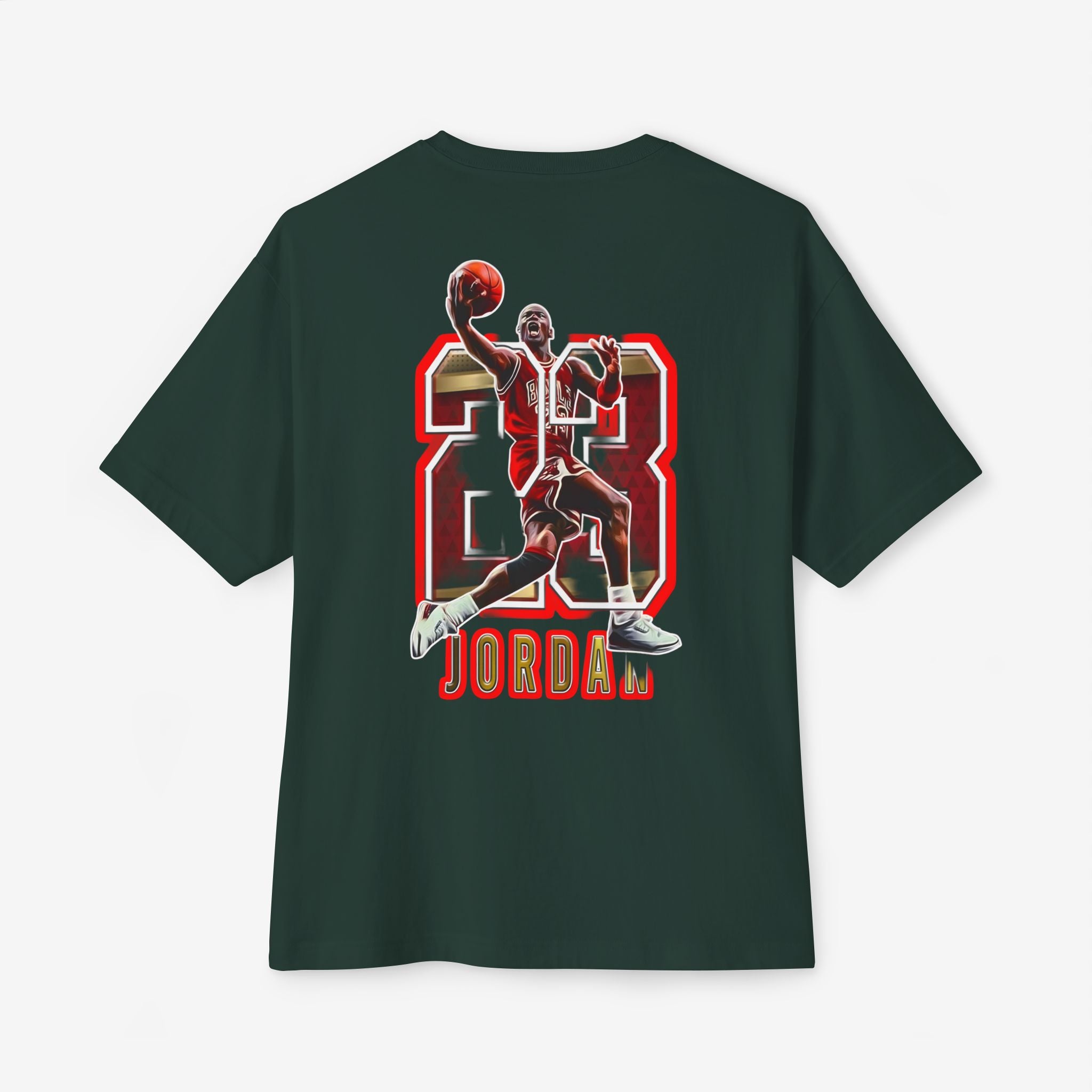 Unisex Oversized Boxy Tee - Retro Jordan 23 Graphic Tee