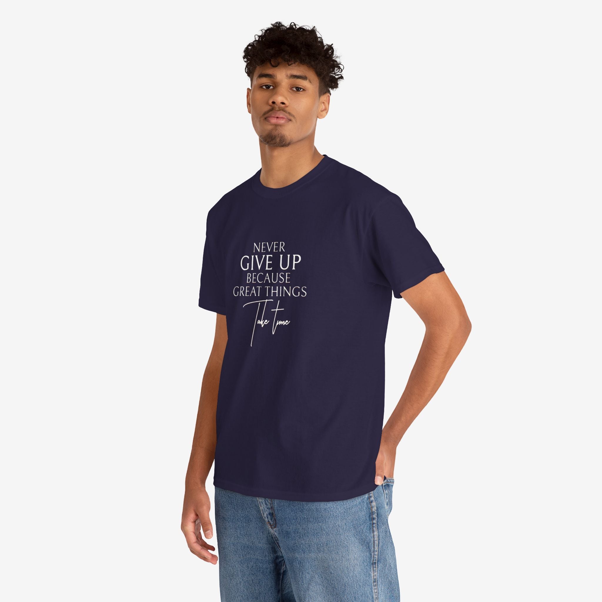 Never Give Up Inspirational T-Shirt
