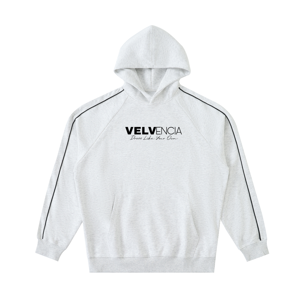 Contrast Piping Raglan Hoodie