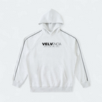 Contrast Piping Raglan Hoodie