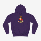 Luffy Custom Hoodie Purple XS 