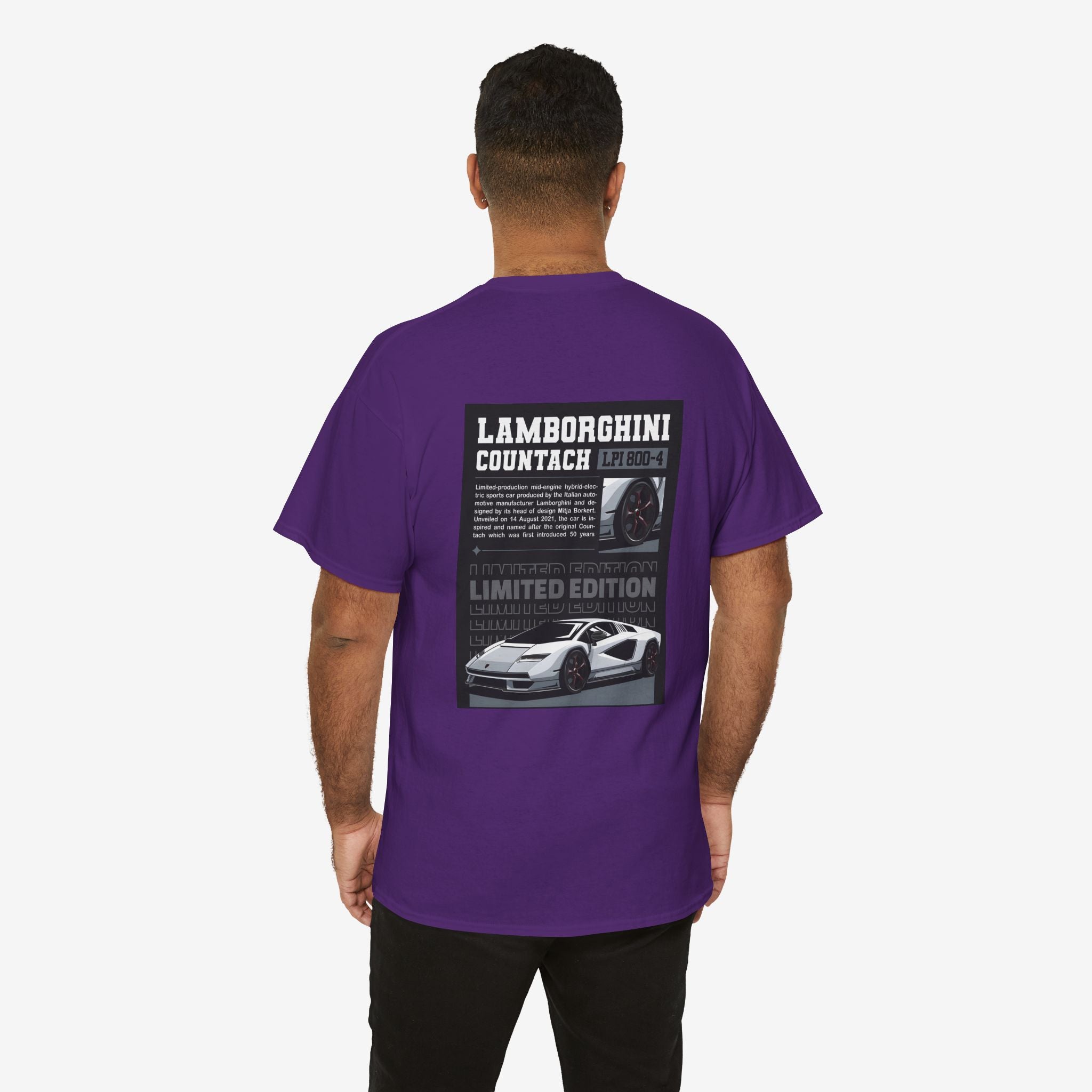 Lamborghini Countach Limited Edition Unisex Cotton Tee