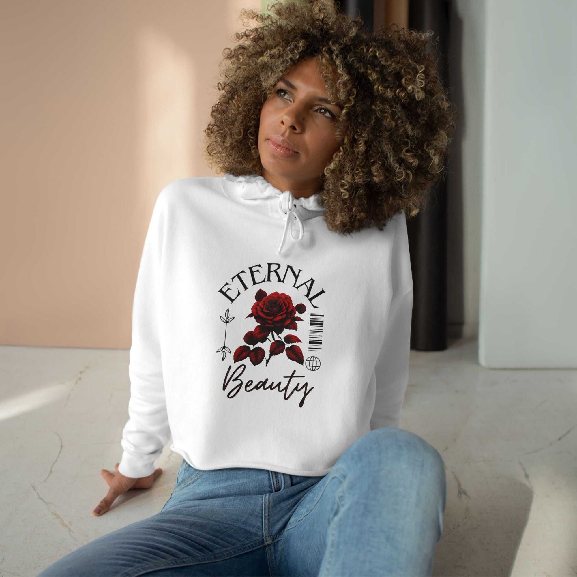 Crop Hoodie - Simple and Stylish Crop Hoodie