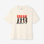 Freak Graphic Unisex Oversized Boxy Tee - Trendy Streetwear Style