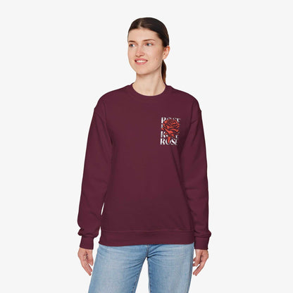 Rose Graphic Unisex Crewneck Sweatshirt