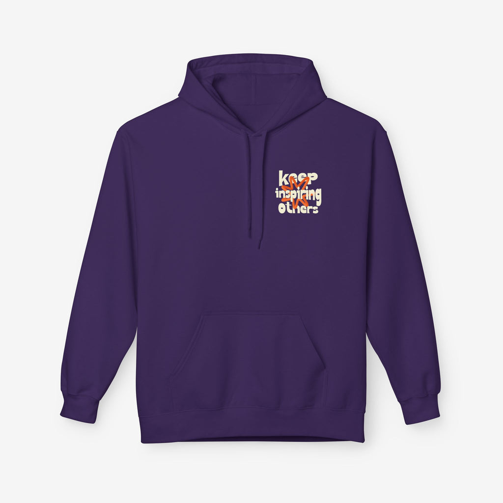 Inspirational Hoodie | Keep Inspiring Others | Unisex Midweight Fleece