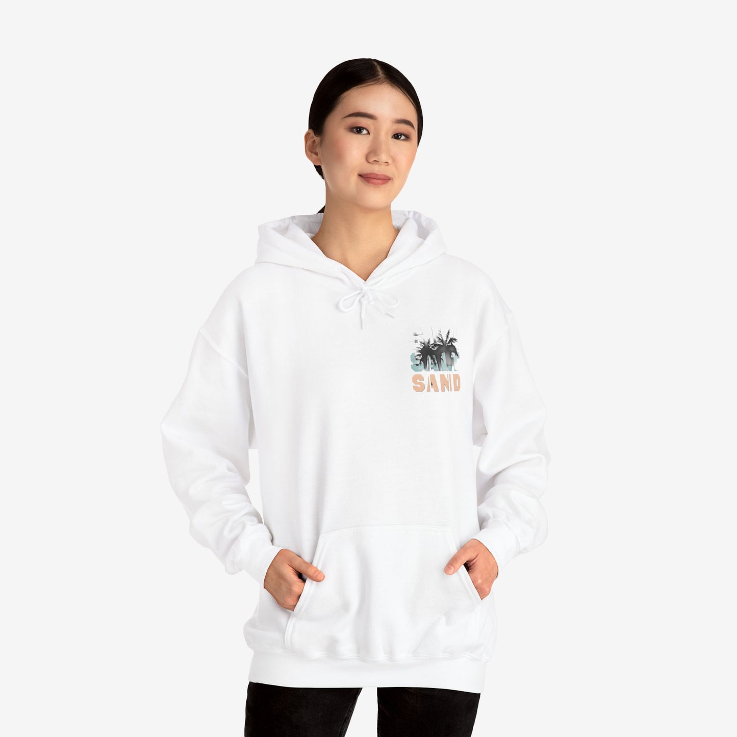 Santa Monica Surf Hoodie with Palm Tree Design