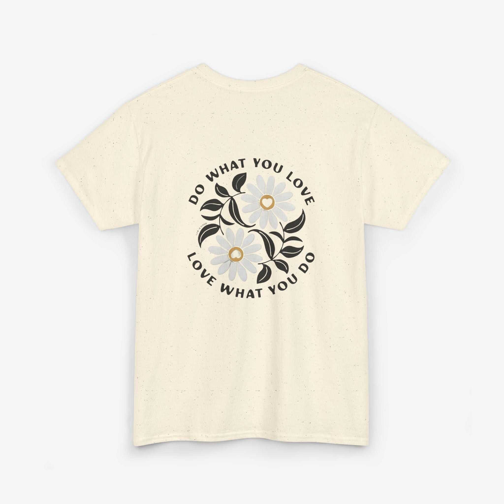 Motivational Unisex Heavy Cotton Tee - "Do What You Love, Love What You Do"