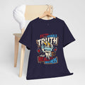 Unisex Heavy Cotton Tee - Fiction Reveals Truth Graphic Shirt