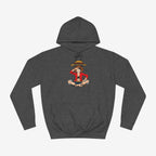 Luffy Custom Hoodie Charcoal XS 