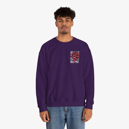 Rose Graphic Unisex Crewneck Sweatshirt