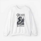 Create Happiness Unisex Crewneck Sweatshirt