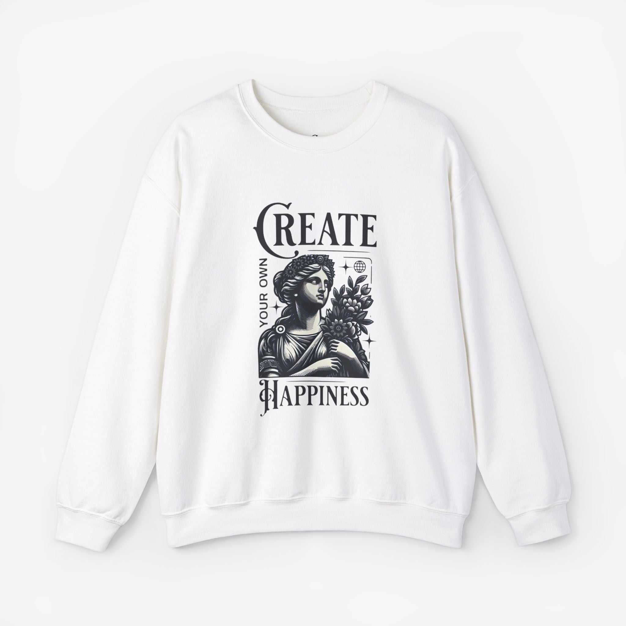 Create Happiness Unisex Crewneck Sweatshirt