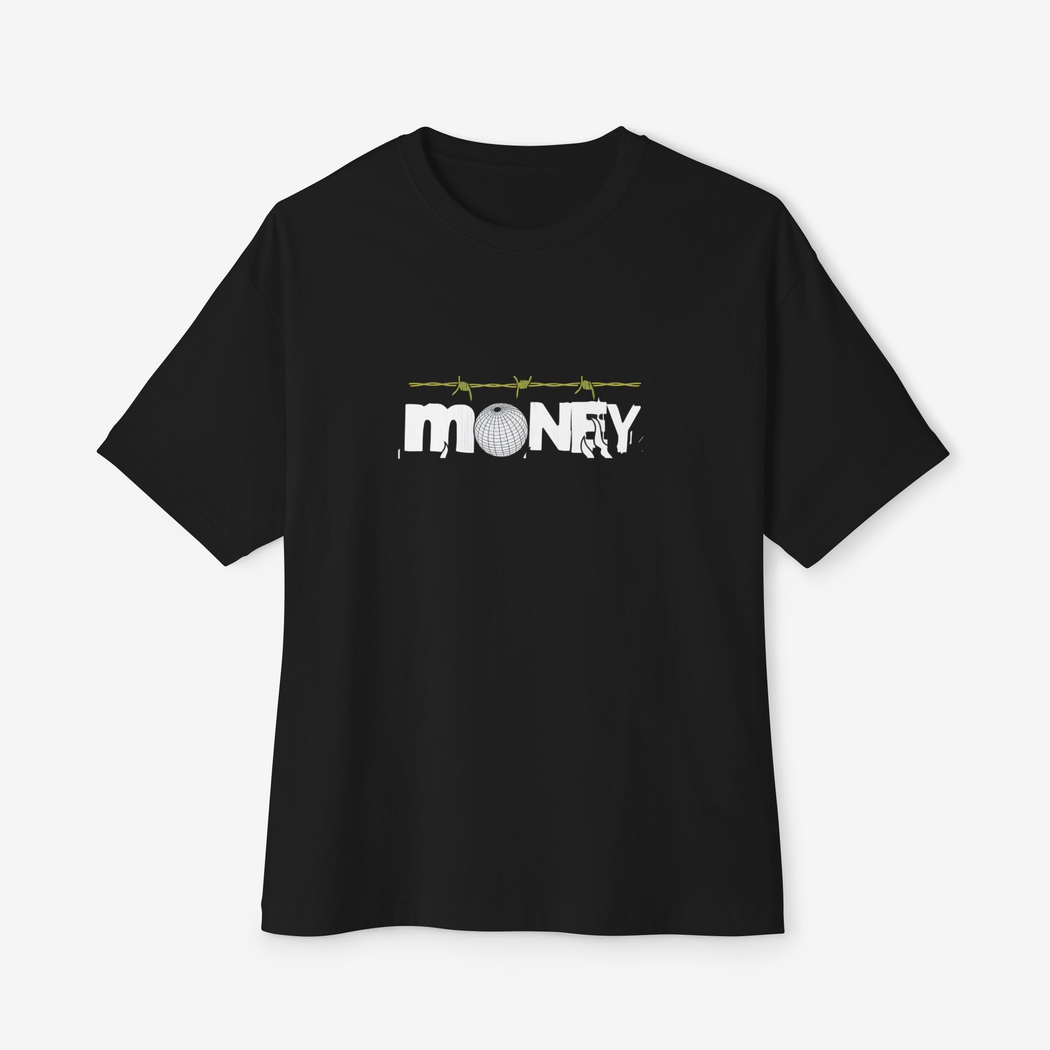 Unisex Oversized Boxy Tee - Money Moves Graphic Tee