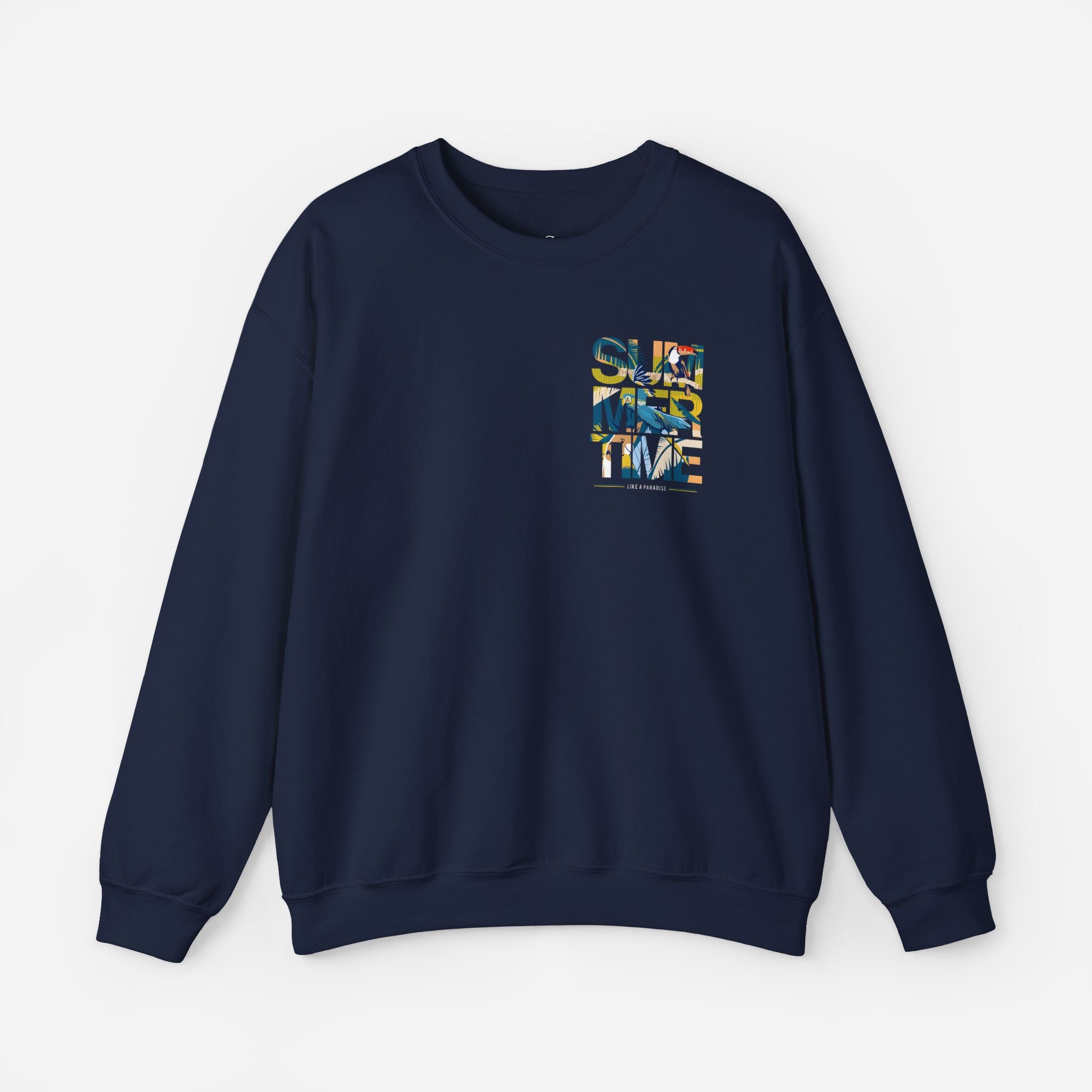 Summertime Vibe Unisex Heavy Crewneck Sweatshirt
