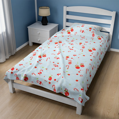 Holiday Christmas Pattern Blanket 60" × 80"  