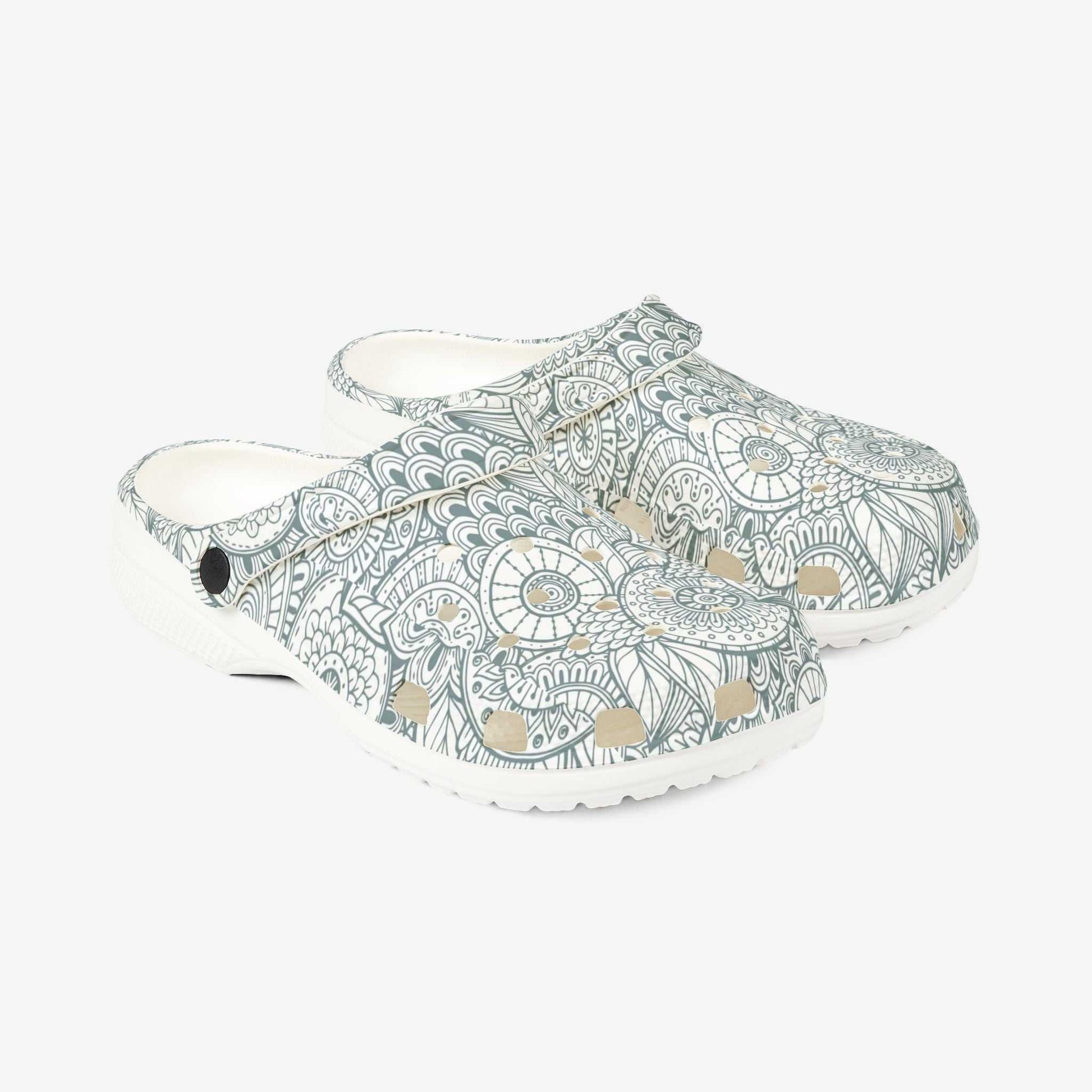 Floral EVA Foam Clogs - Comfortable & Stylish Garden Shoes