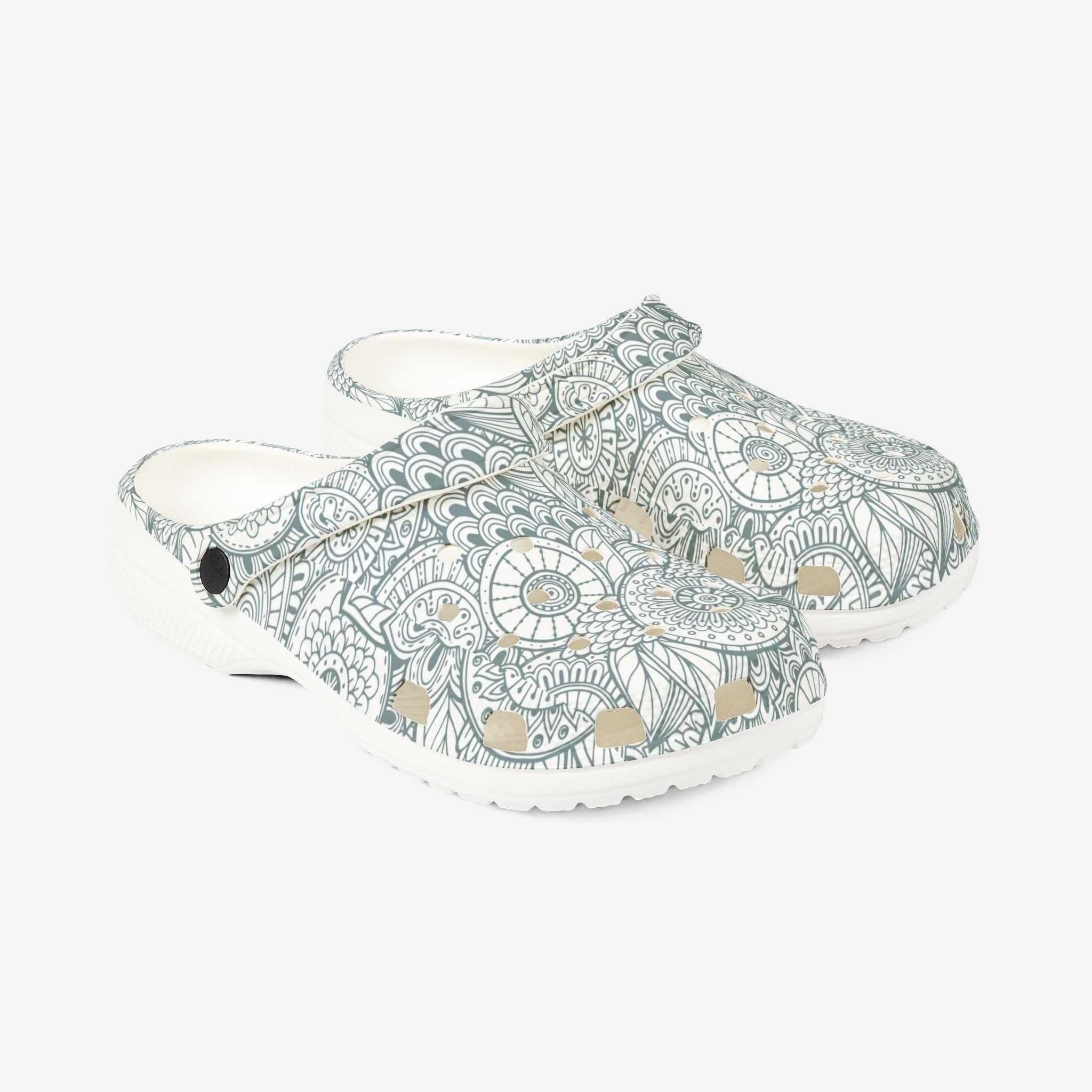 Floral EVA Foam Clogs - Comfortable & Stylish Garden Shoes