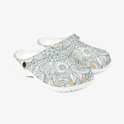 Floral EVA Foam Clogs - Comfortable & Stylish Garden Shoes