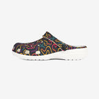 Color lines Print clogs