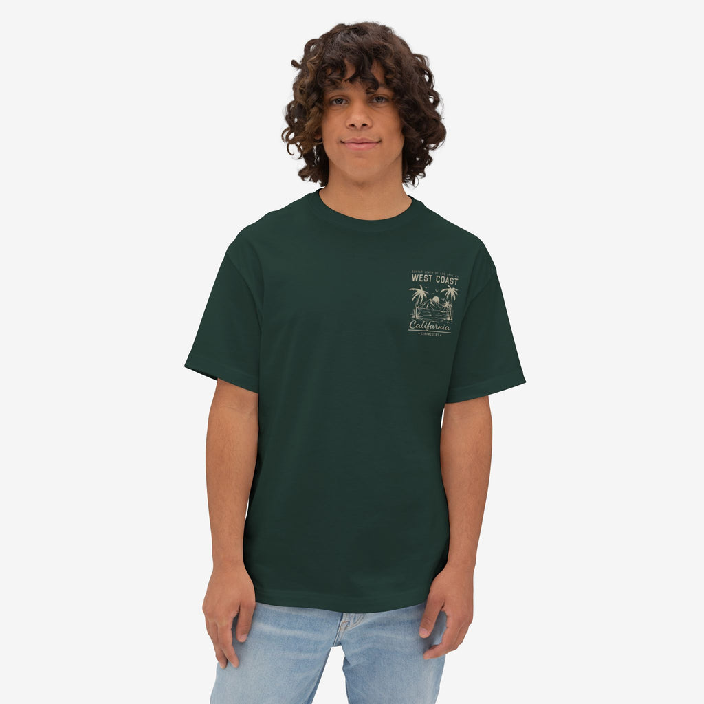 West Coast Sunrise Oversized Tee