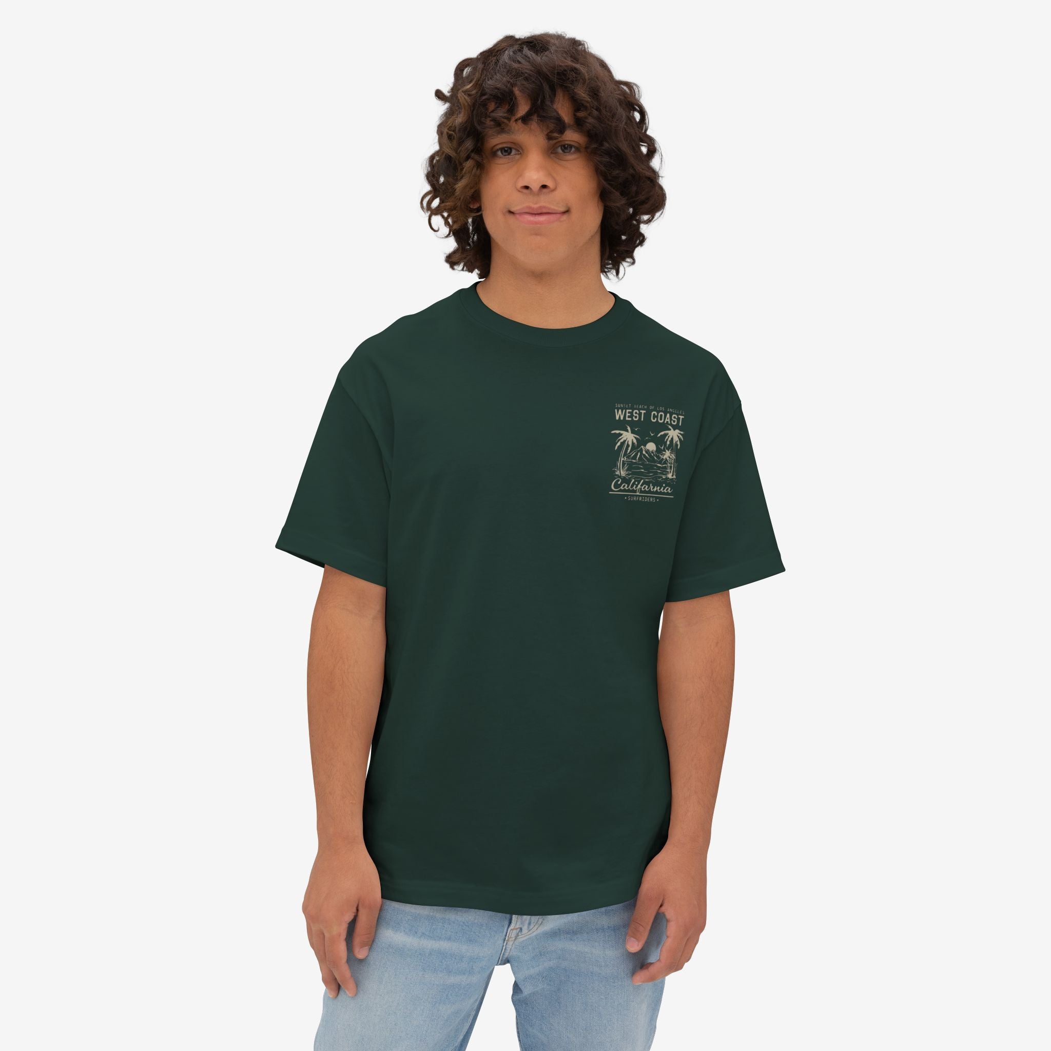 West Coast Sunrise Oversized Tee