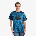 Tie-Dye Dodge Charger Tee - Vintage Car Graphic Shirt