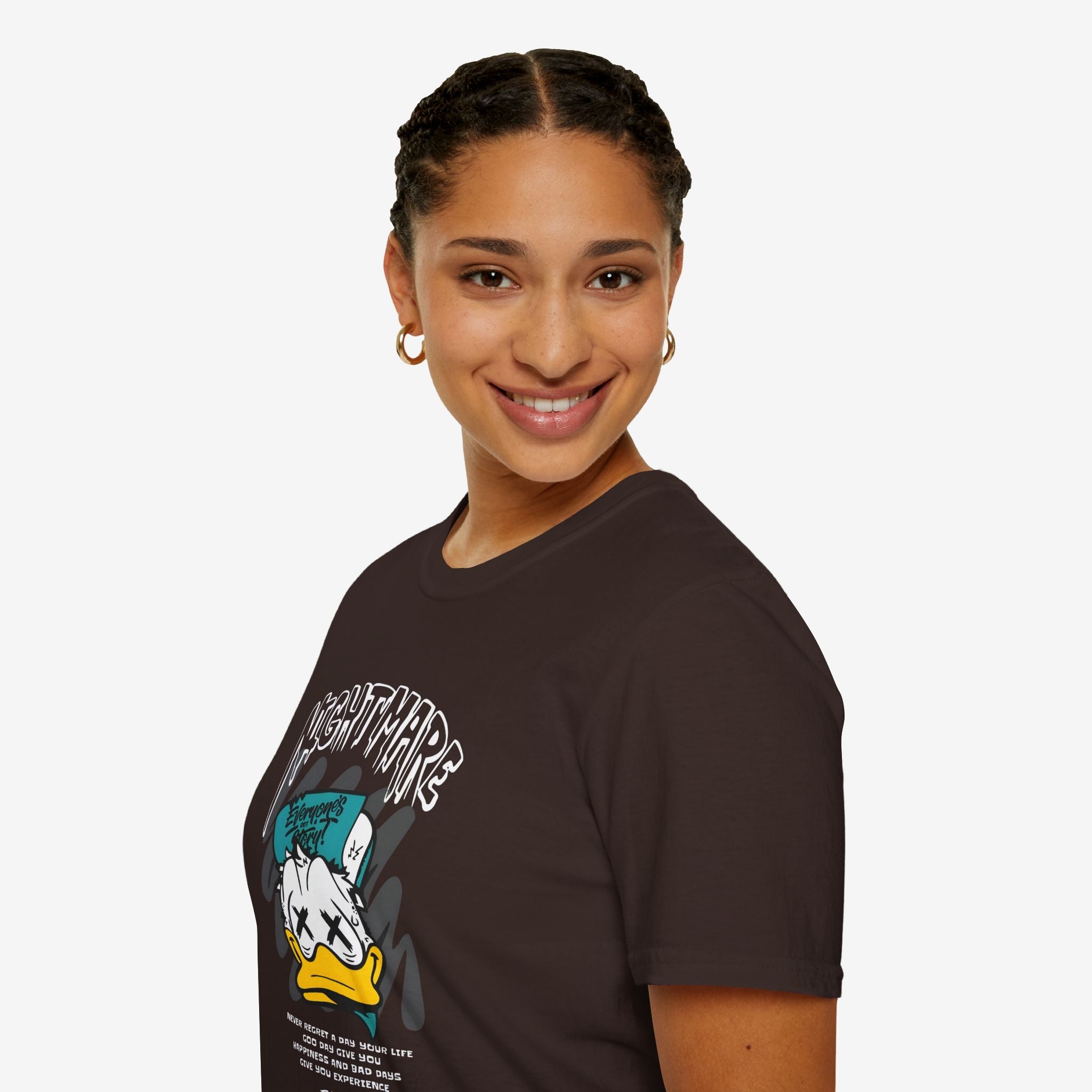 Nightmare Donald Duck Unisex Softstyle T-Shirt - Bold Graphic Tee for Fans