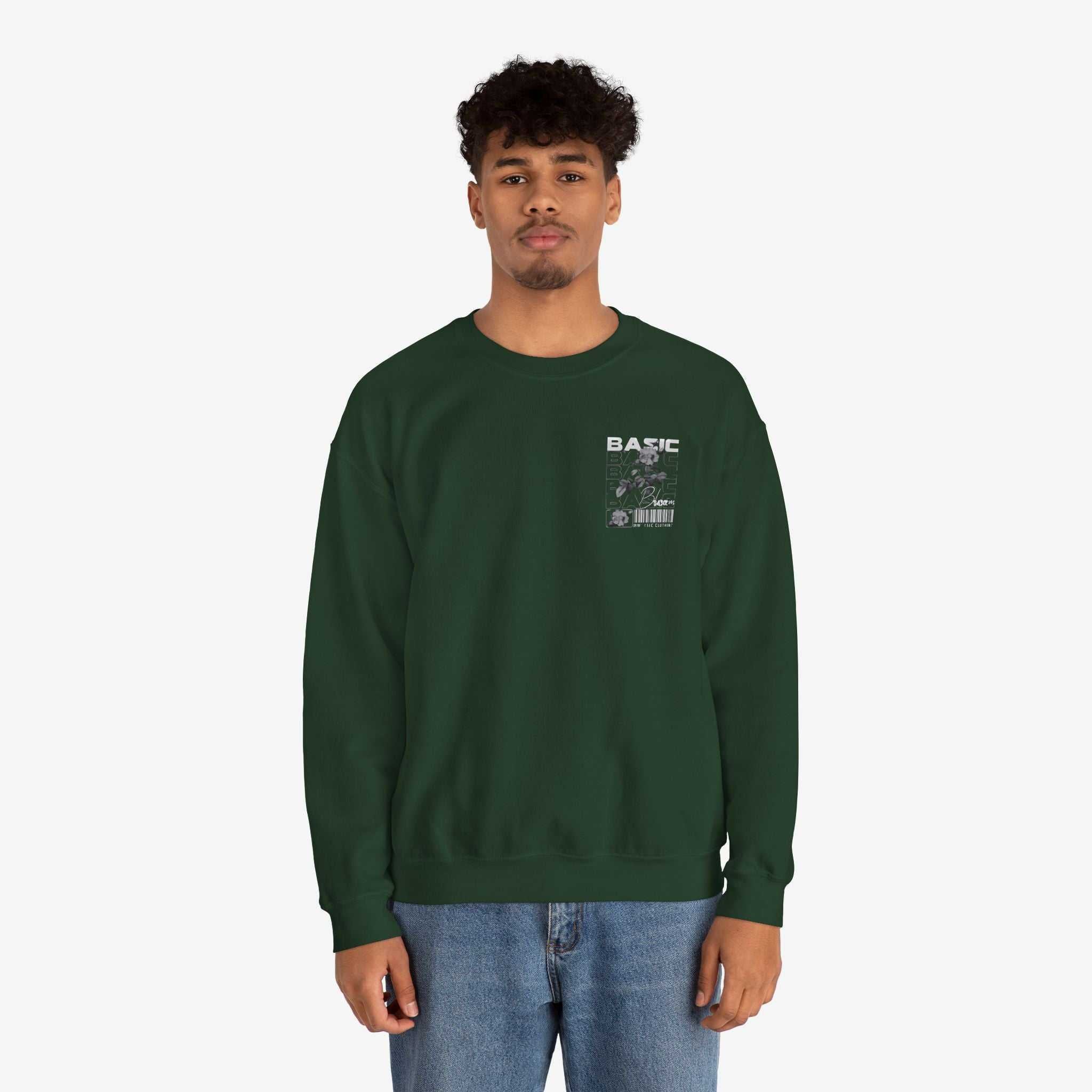 Unisex Heavy Blend™ Crewneck Sweatshirt - BASIC Graphic Tee for Casual Style