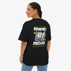 Unisex Oversized Boxy Tee - Money Moves Graphic Tee