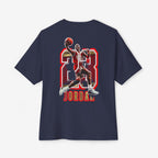 Unisex Oversized Boxy Tee - Retro Jordan 23 Graphic Tee