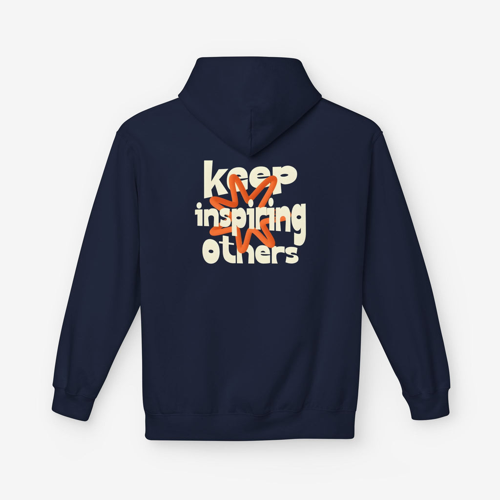 Inspirational Hoodie | Keep Inspiring Others | Unisex Midweight Fleece
