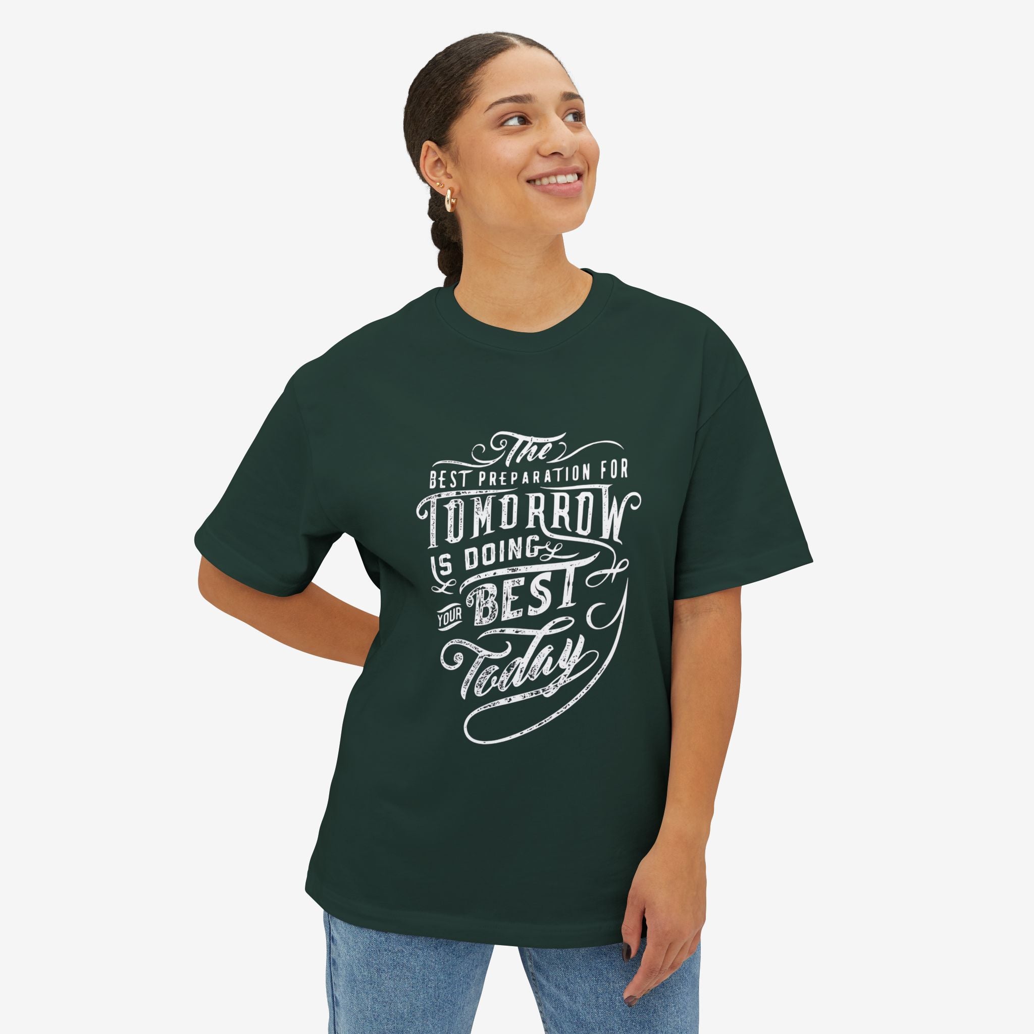 Inspirational Unisex Oversized Boxy Tee
