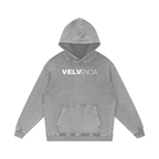 Snow Washed Loose Cotton Hoodie