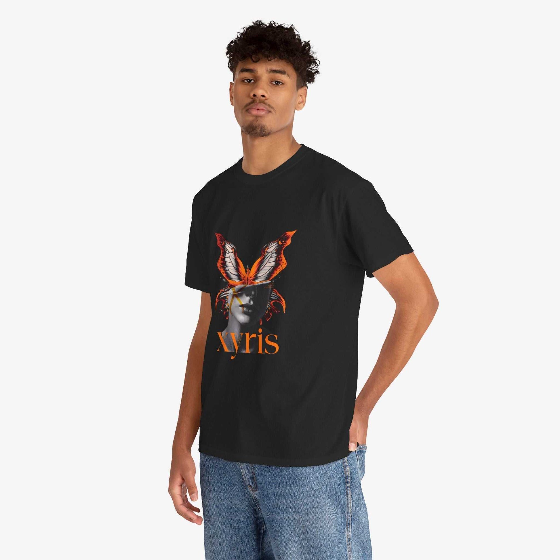 Artistic Butterfly Unisex Heavy Cotton Tee - Xyris Design