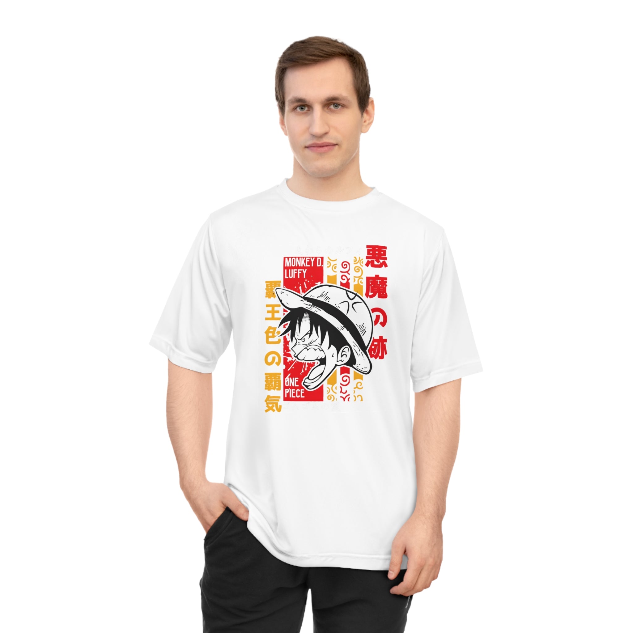 Unisex Anime Graphic Performance T-shirt, Stylish Workout Tee, Casual Wear, Gift for Gamers, Birthday Tee, Everyday Comfort
