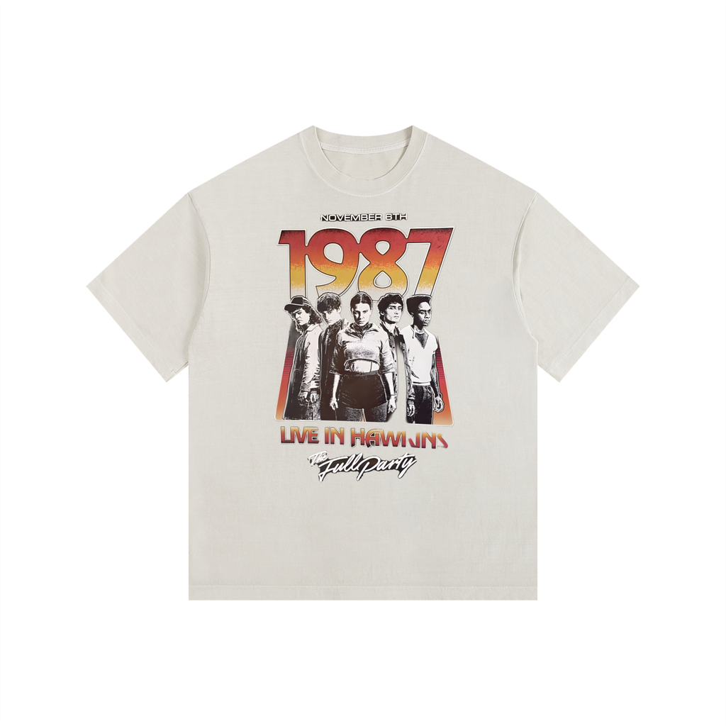 Vintage Washed Oversized Cotton T-Shirt