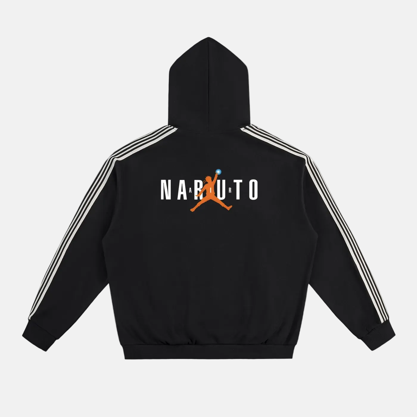 Naruto Graphic Drop-Shoulder Hoodie