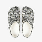 Trendy Clogs with Graffiti Design